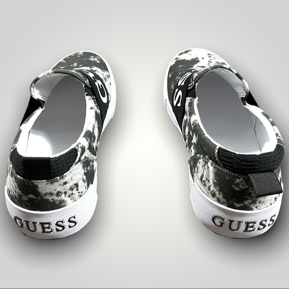 Guess Black Tie Die Slip-ons NWOT Men’s 10 - Picture 3 of 5